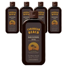 CaribbeanBeach 深色混合防曬油, 250ml, 5個