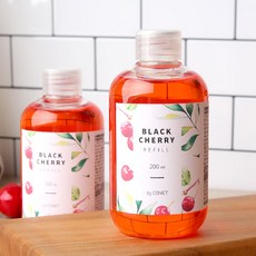 코멧 디퓨저 리필액 200ml 3P, 블랙체리, 3개 - 이미지 4