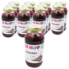 HiPP 喜寶 有機綜合黑棗汁，原汁含有率99.94%, 200ml, 12瓶