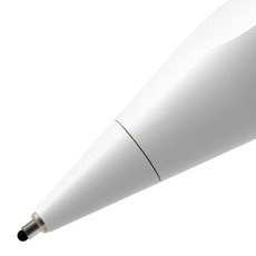 GOOSPERY Apple Pencil筆尖靜音柔軟尖削型, 白色, 1個
