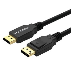 POLYWELL 寶利威爾 DP 1.4 Displayport 傳輸線, 3m, PW15-W46-C030, 1條