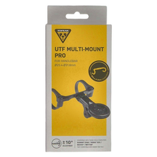 Topeak UTF MULTI MOUNT PRO 中置式碼表固定座, 適用於25.4-31.8mm車把, 1個, Black