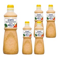 kewpie 焙煎胡麻醬, 1L, 5個