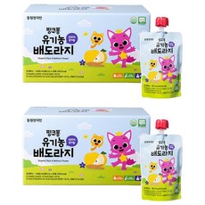 천지인 핑크퐁 유기농 배도라지, 80ml, 40개