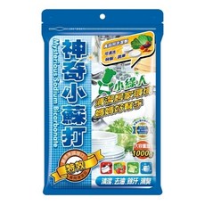 小綠人 神奇小蘇打粉 1000g, 天然洗碗粉, 蔬果清潔, 居家清潔好幫手, 1kg, 1包