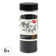 햇님마을 햇빛에 검게 그을린 검정깨, 105g, 6개