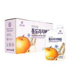 맑은내일 통도라지 배즙, 80ml, 30개