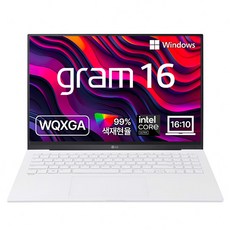 LG전자 2024 그램 16 코어Ultra5, 스노우화이트, 512GB, 16GB, WIN11 Home, 16Z90S-GAFWK