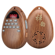 禾統 水滴念佛機, 高清螢幕顯示, 雙頻通道, 內建佛經歌曲48首, 記憶卡佛經歌曲108首, 12小時續航, 1個