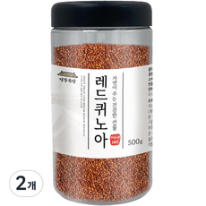 건강곡간 페루산 레드퀴노아 통, 500g, 2개