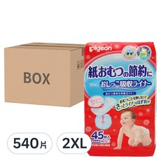 pigeon 貝親 嬰兒尿墊, XXL, 540片