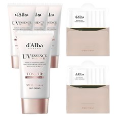 달바 [비건뷰티] 워터풀 톤업 선크림 SPF50+ PA++++ 50ml x 2p + 밸런싱 비건 젤 클렌저 15ml 세트, 2개