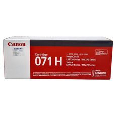 Canon 佳能 雷射專用碳粉匣 CGR-071H, 適用於 LBP122dw 和 MF272dw/MF275dw 型號, 高容量, 每盒約可印 2500 張, 1個