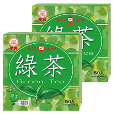 天仁茗茶 綠茶 50入, 單包防潮 無鋁釘式, 2g, 50包, 2盒