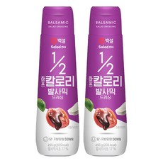CJ BEKSUL 白雪 半卡路里巴薩米克醋沙拉醬, 255g, 2個