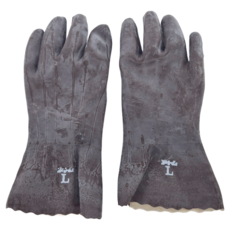 ATOM GLOVES 耐刺手套 L - 日本製造，手掌寬度9-10公分，橡膠材質, 1雙