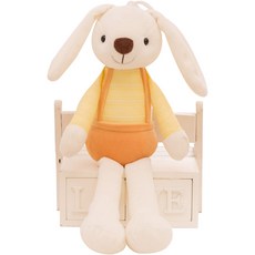 네이처타임즈 귀여운 토끼 인형, 50cm, 옐로우, 1개 옐로우, 50cm