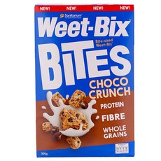 Weet-bix 澳洲全穀片 mini bites 酥脆巧克, 500g, 迷你一口, 全穀營養, 膳食纖維, 1入