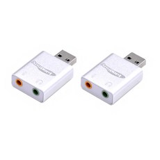 애니포트 7.1채널 USB 사운드 카드 외장형 2p, AP-JH71U