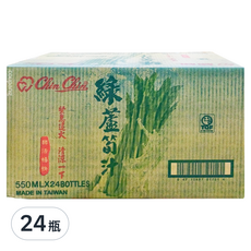 CHIN CHIN 親親 綠蘆筍汁, 550ML X 24瓶, 台灣製造