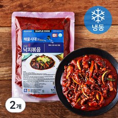 바다랑푸드랑 셰프신 낙지볶음 (냉동), 500g, 2개