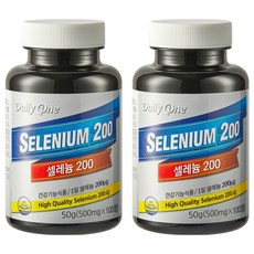 Daily One 硒200補充錠, 100顆, 2罐