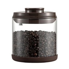 德利生活 密封玻璃咖啡罐, 350ml, 600ml帶排氣, 900ml帶排氣, 1200ml帶排氣, 1個
