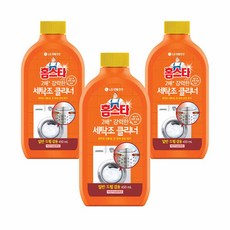 홈스타 퍼펙트 세탁조 클리너 일반드럼겸용, 450ml, 3개