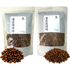 헬로우그린 옥수수차 500g + 보리차 400g 세트, 1세트