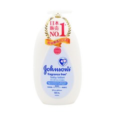 嬌生嬰兒純淨潤膚乳液，pH值親膚，專為敏感肌膚設計，無酒精、色素及防腐劑添加, 500ml, 1瓶