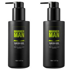 JilGyungYi 質更益 Manner Man男性清潔凝膠, 150ml, 2個