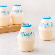 빙그레 바나나맛 우유 라이트, 240ml, 4개입