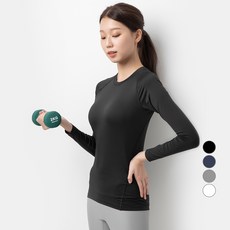 쿨티긴팔 캐럿 여성용 긴팔 기능성 티셔츠