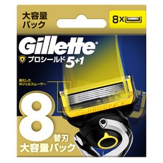 Gillette 吉列 台灣公司貨 ProShield鋒護系列刮鬍刀頭, 8個, 1組