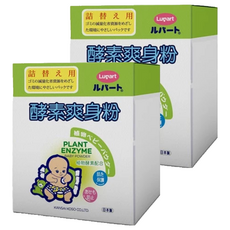 Lupart 日雅 嬰兒酵素爽身粉補充盒, 植物酵素配合, 保護肌膚, 150g, 2盒