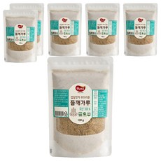 햇님마을 껍질벗겨 부드러운 국산 들깨가루, 100g, 6개
