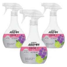 샤프란 케어 데오엑스 섬유탈취제 라임 버베나, 500ml, 3개