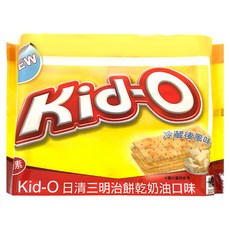 Kid-O 日清奶油三明治餅乾，經典香甜奶油口味分享包, 340g, 1袋