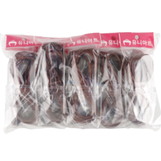 유니아트 칼라지끈 두꺼운 지끈 4mm 노랑, 1세트, 1 COLOR (브라운)
