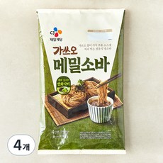 CJ제일제당 가쓰오 메밀소바 4인분, 1.14kg, 4개