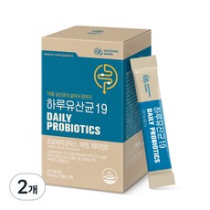 대상웰라이프 하루 유산균 19, 60g, 2개 - 하루유산균