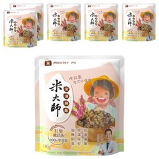 master mi 米大師 常溫熟飯 紅藜纖穀飯, 180g, 6包
