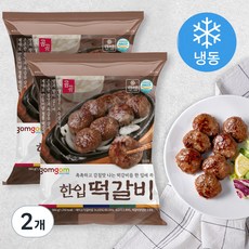 곰곰 한입 떡갈비 (냉동), 564g, 2개