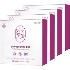 안국건강 루테인 지아잔틴 플러스 영양제, 60정, 4개