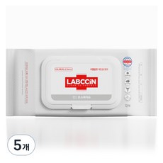 랩신 손소독티슈 캡형, 72매입, 5개