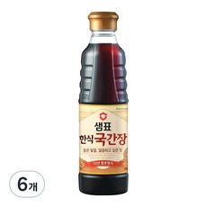 샘표 한식국간장, 500ml, 6개