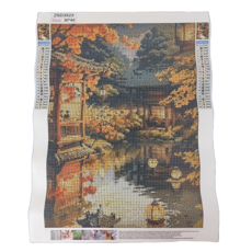 鑽石畫, 30*40尺寸, 14歲以上適用, 古風建築, 1個