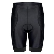 Frontier NERVE TRAINING Shorts 男款運動版平口短車褲, 高支撐性布料, EIT Berenis Audax褲墊, 膠原蛋白布料, M, 黑色, 1件
