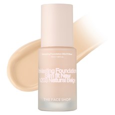 더페이스샵 잉크래스팅 파운데이션 슬림핏 뉴 15ml, V203 내추럴 베이지, 1개