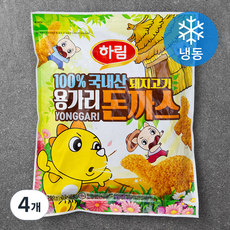 하림 용가리 돈까스 (냉동), 700g, 4개